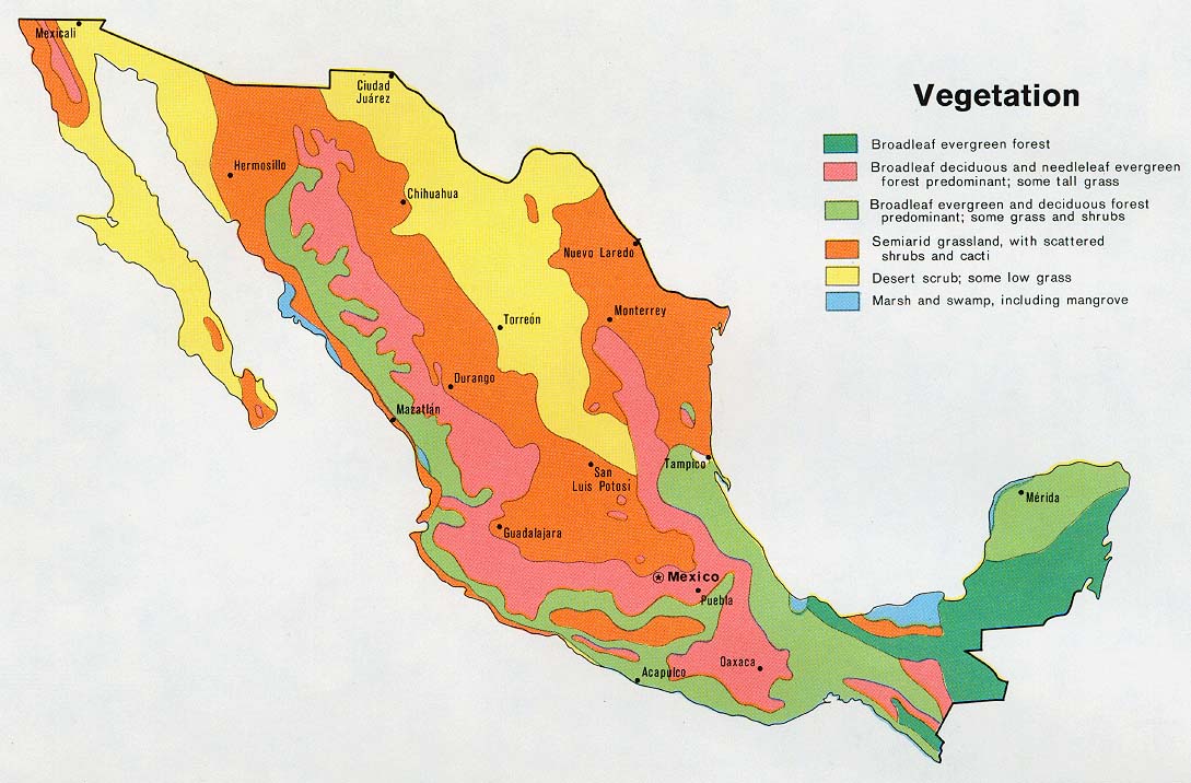 File:Mexico vegetation Map 1978.jpg - The Work of God's Children